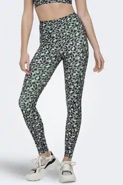 Wehkamp ONLY PLAY sportlegging ONPJAM panterprint aanbieding