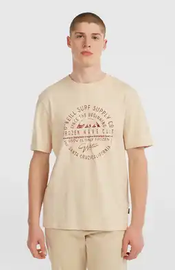 Wehkamp O'Neill regular T-shirt beige aanbieding