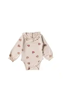 Wehkamp Your Wishes romper met hartjes print ecru aanbieding