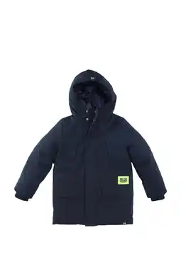 Wehkamp Z8 kids gewatteerde winterjas Leroy donkerblauw aanbieding