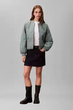 Wehkamp CALVIN KLEIN JEANS bomberjack mintgroen aanbieding