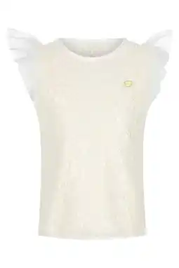 Wehkamp Le Chic T-shirt wit gehaakt aanbieding