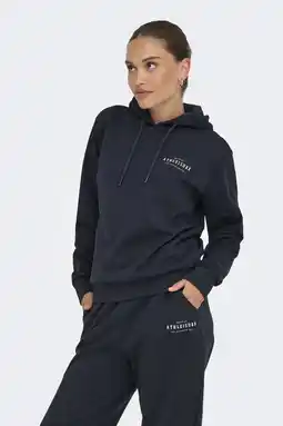 Wehkamp ONLY PLAY sporthoodie ONPPICA donkerblauw aanbieding