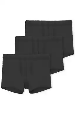 Wehkamp NAME IT KIDS boxershort - zwart (set van 3) aanbieding