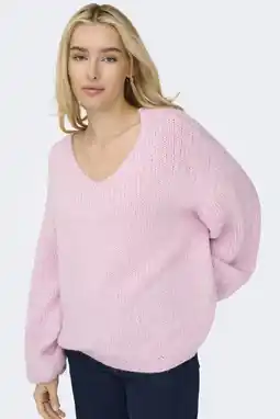 Wehkamp JDY trui lila gebreid aanbieding