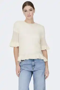 Wehkamp ONLY top ecru aanbieding