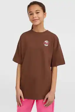 Wehkamp O'Neill T-shirt bruin aanbieding