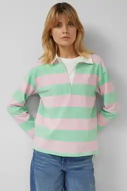 Wehkamp s.Oliver gestreepte sweater roze aanbieding