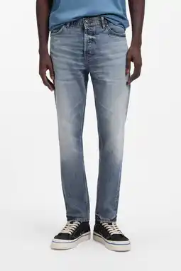 Wehkamp HUGO 634 tapered jeans bright blue aanbieding