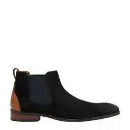 Wehkamp Van Lier Vienna suède chelsea boots donkerblauw aanbieding