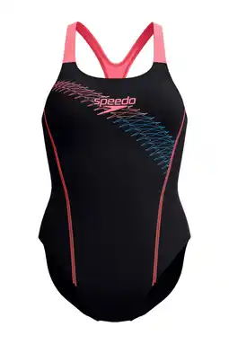 Wehkamp Speedo EnduraFlex sportbadpak Medley Medalist zwart/zalmroze aanbieding