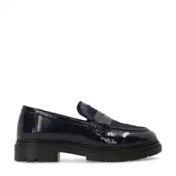 Wehkamp Manfield lakleren loafers donkerblauw aanbieding