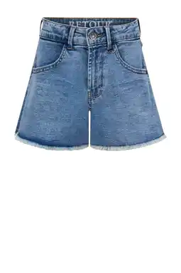 Wehkamp Retour Jeans denim loose short medium blue denim aanbieding