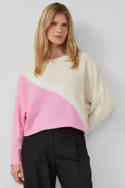 Wehkamp s.Oliver BLACK LABEL pullover roze aanbieding