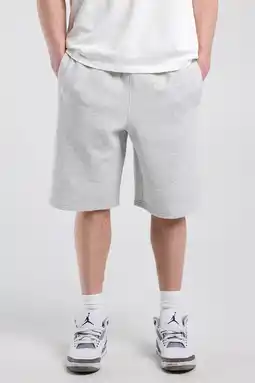 Wehkamp America Today regular fit sweatshort - lichtgrijs gemêleerd aanbieding
