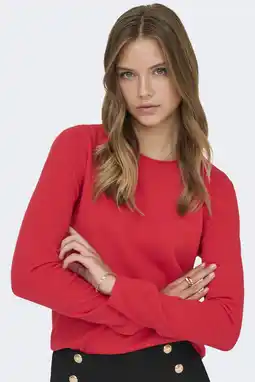 Wehkamp ONLY trui gebreid rood aanbieding