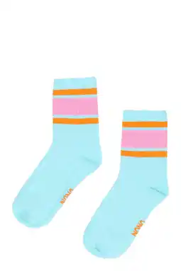 Wehkamp NONO sokken mintgroen/roze aanbieding