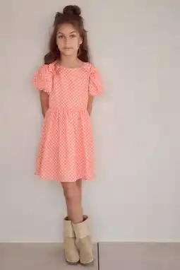 Wehkamp NONO midi jurk oranje aanbieding