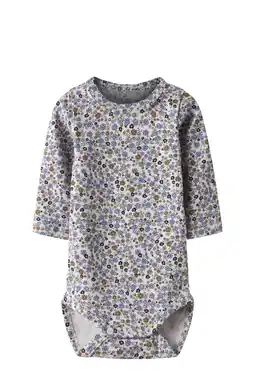 Wehkamp NAME IT BABY gebloemde romper lila gebreid aanbieding
