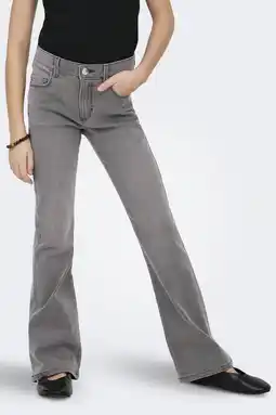 Wehkamp KIDS ONLY GIRL KOGBLAIR flared jeans grey denim aanbieding