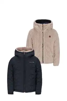 Wehkamp Like Flo reversible jas donkerblauw aanbieding
