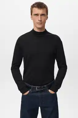 Wehkamp Mango Man longsleeve zwart aanbieding