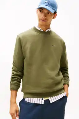 Wehkamp Tommy Jeans sweater groen aanbieding