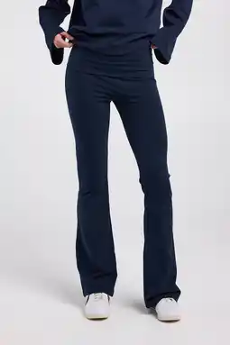Wehkamp America Today flared highwaist legging marineblauw aanbieding