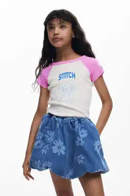 Wehkamp Desigual Lilo & Stitch T-shirt wit aanbieding