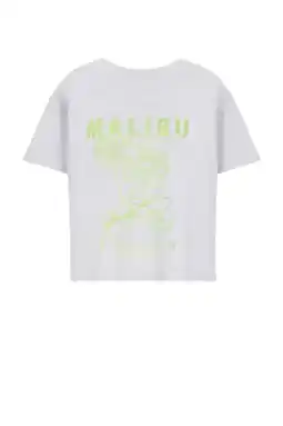 Wehkamp KIDS ONLY GIRL T-shirt wit/limegroen aanbieding