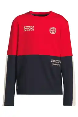 Wehkamp Orange Stars colourblock longsleeve met printopdruk Max multi aanbieding