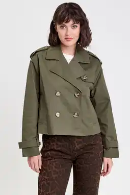 Wehkamp Cache Cache trenchcoat kaki aanbieding