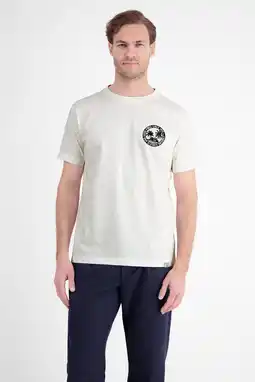 Wehkamp LERROS regular fit T-shirt met print - gebroken wit aanbieding