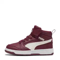 Wehkamp Puma Rebound V6 Mid sneakers donkerrood/wit aanbieding