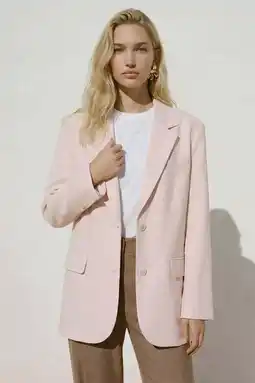 Wehkamp VERO MODA regular blazer lichtroze aanbieding