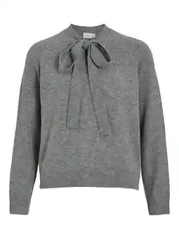 Wehkamp VILA trui grijs gebreid aanbieding