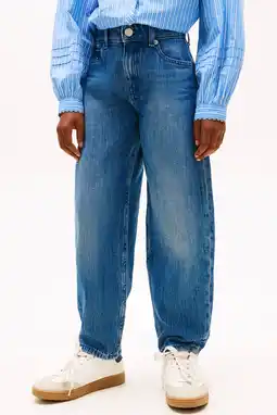 Wehkamp Tommy Hilfiger barrel jeans medium blue denim aanbieding