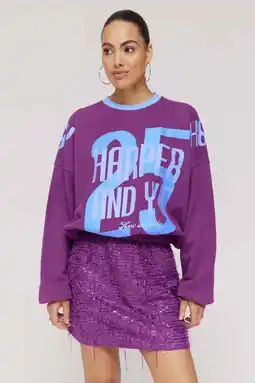 Wehkamp HARPER & YVE korte rok met pailletten paars aanbieding
