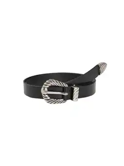 Wehkamp VILA leren riem VICRAYA zwart aanbieding