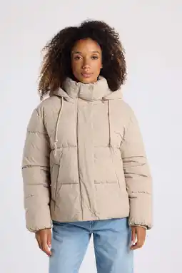 Wehkamp America Today gewatteerde jas beige aanbieding