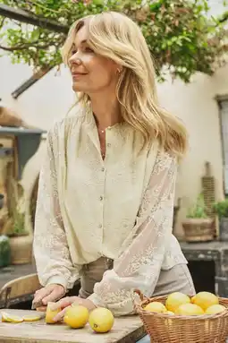 Wehkamp G-maxx X Froukje blouse zand aanbieding