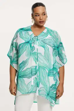 Wehkamp YOEK tuniek turquoise aanbieding