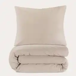 Wehkamp NOUS Living flanellen dekbedovertrek 1-persoons (140x200 cm) aanbieding