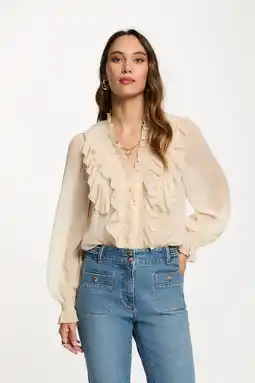 Wehkamp Morgan blouse beige aanbieding