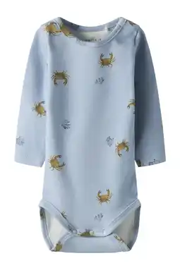 Wehkamp NAME IT BABY romper lichtblauw aanbieding