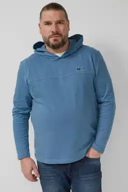 Wehkamp s.Oliver Big Size hoodie blauw aanbieding