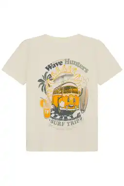 Wehkamp Noppies kids T-shirt met backprint ecru aanbieding