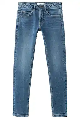 Wehkamp Mango Kids skinny jeans medium blue denim aanbieding