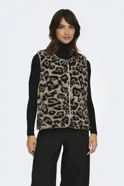 Wehkamp ONLY teddy gilet aanbieding
