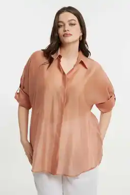 Wehkamp Mat Fashion blouse lichtroze aanbieding